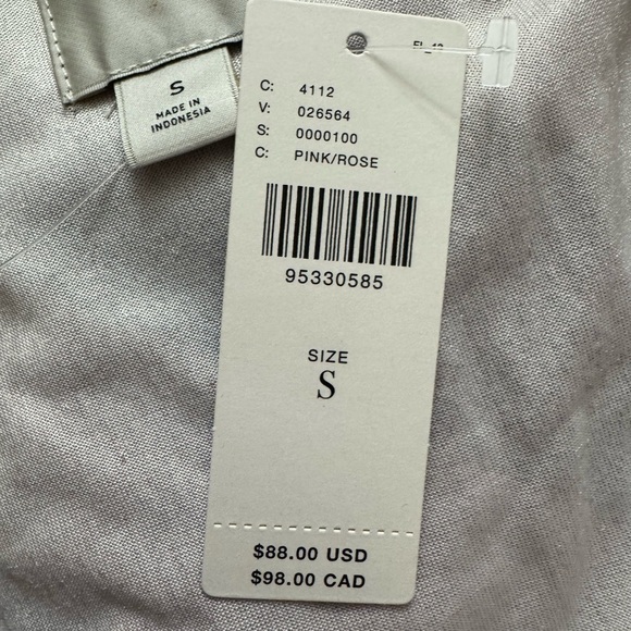 Maeve Checkered Puff Sleeve Velvet Blouse in Pink and Brown - Picture 8 of 8